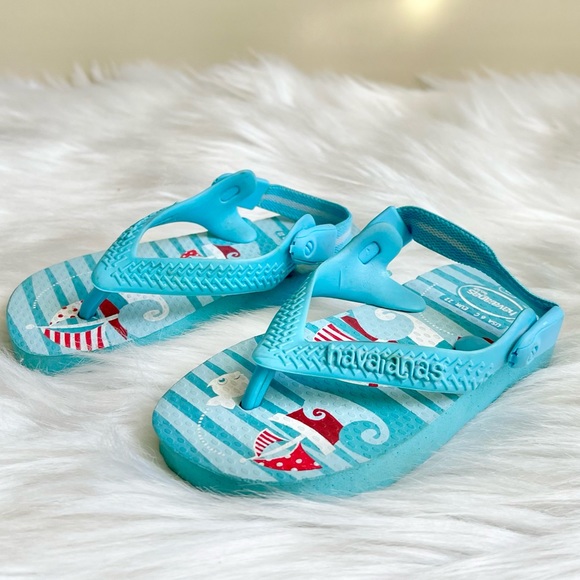 Havaianas Baby Beach Boat Sandals size 6C - 16-18 months - Picture 3 of 6